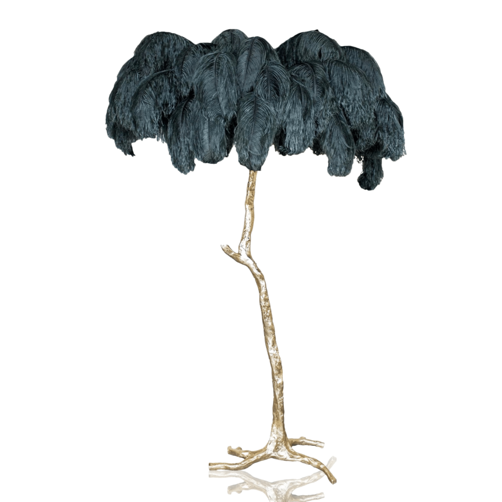 FEATHER FLOOR LAMP